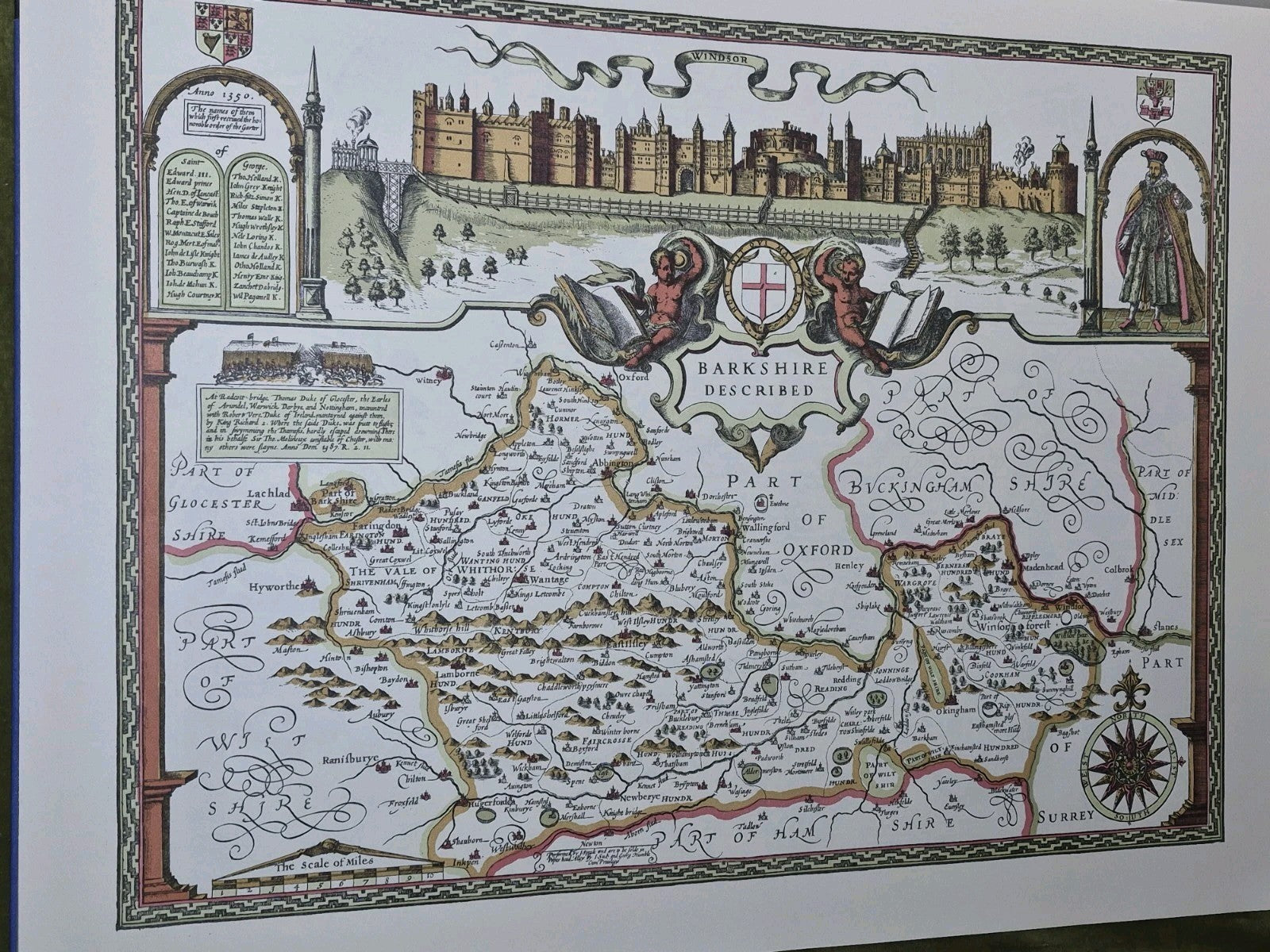 John Speed Maps 1611 GREAT BRITAINE Roach Bridge Paper Company Centenary 1975.7
