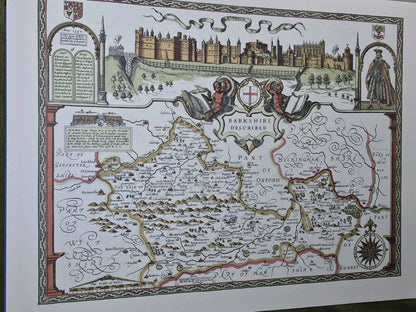 John Speed Maps 1611 GREAT BRITAINE Roach Bridge Paper Company Centenary 1975.7
