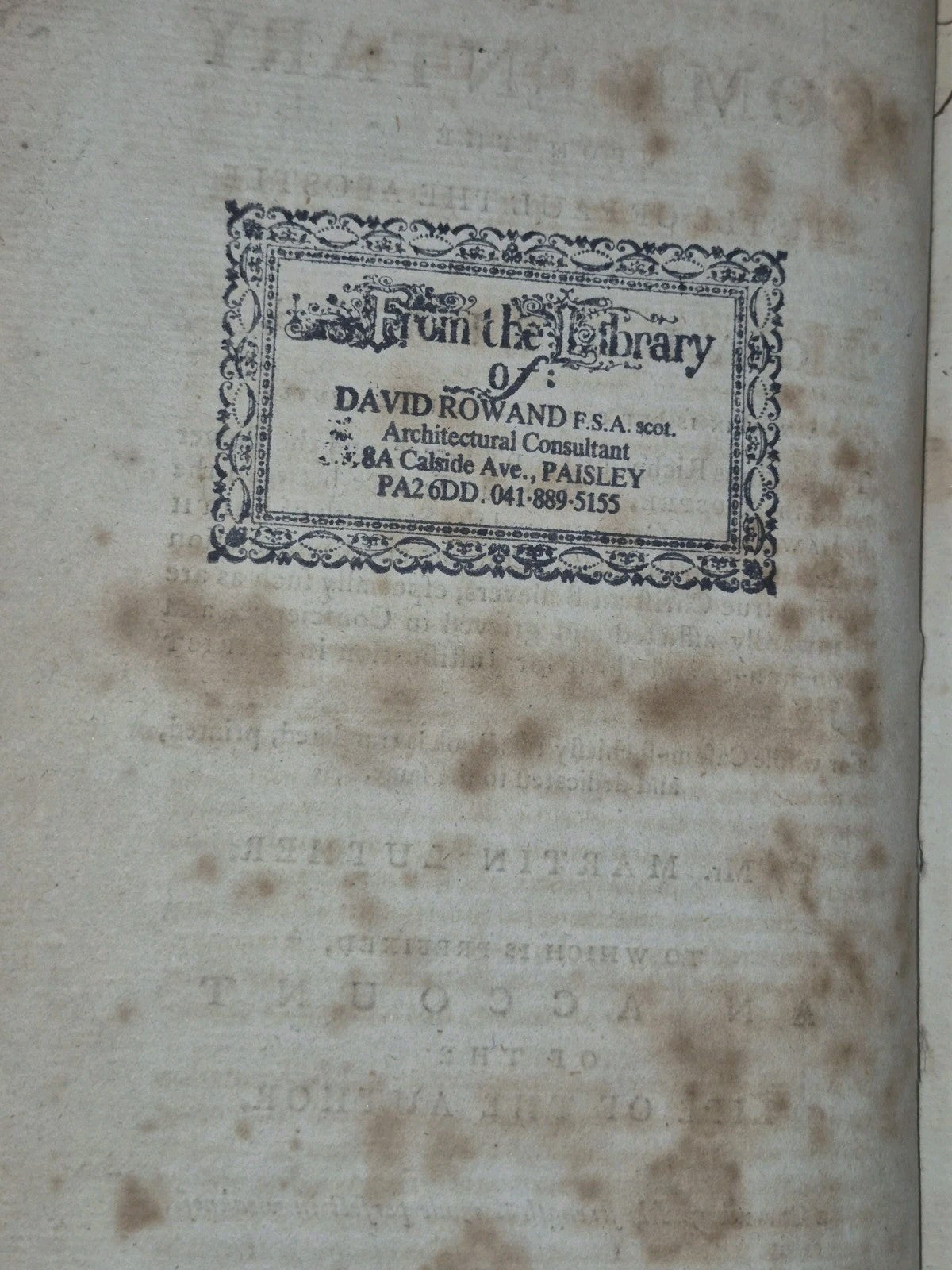 Commentary Paul Galatians Martin Luther 1786 Paisley John Neilson6
