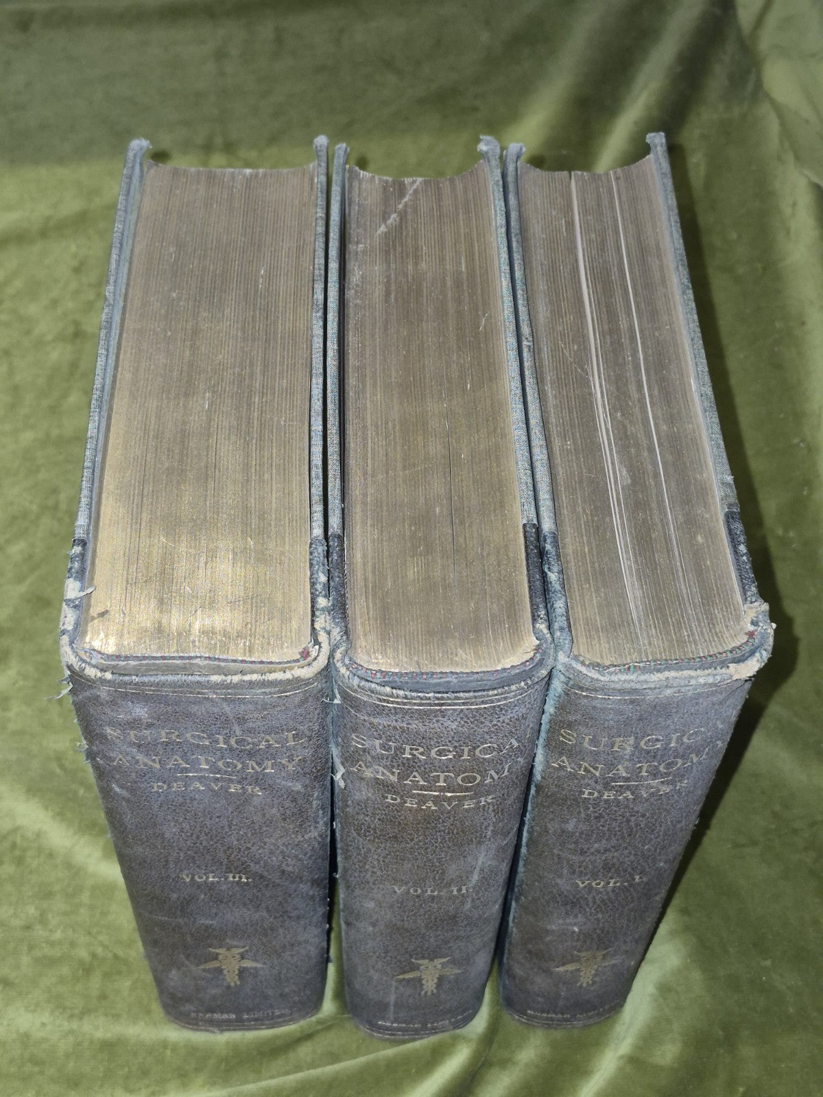 Surgical Anatomy Vols. 1 to 3, (1901-1903) John B. Deaver. London: Rebman3