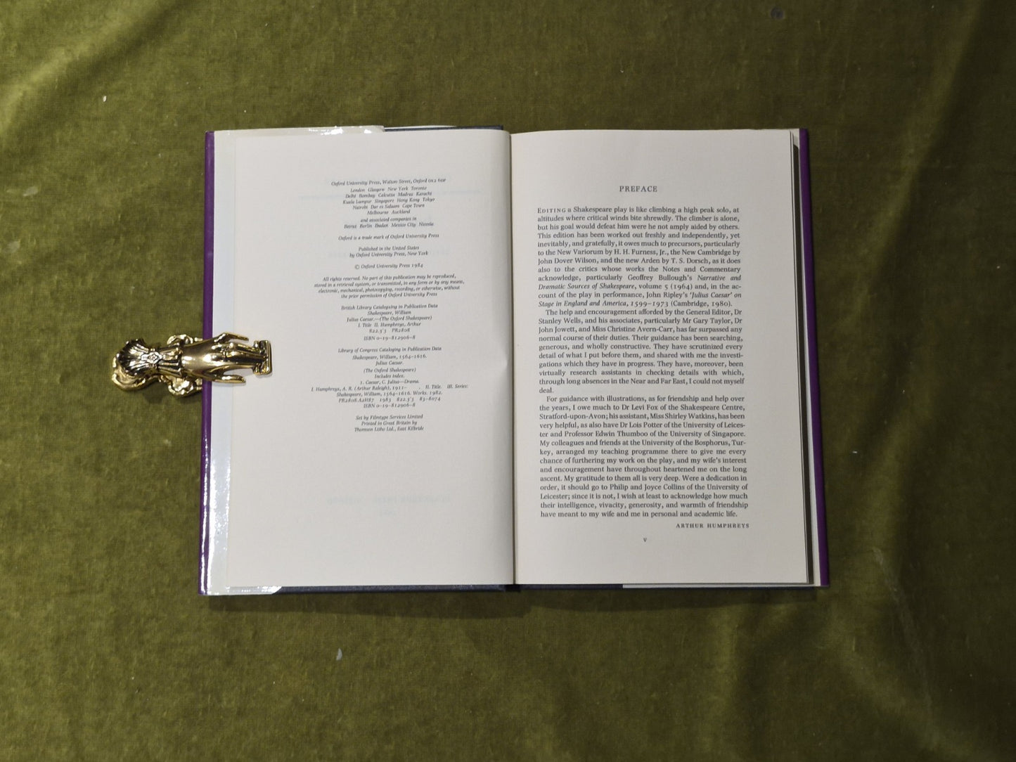 The Oxford Shakespeare - Julius Caesar - Ed. Arthur Humphreys VGC HB DJ6