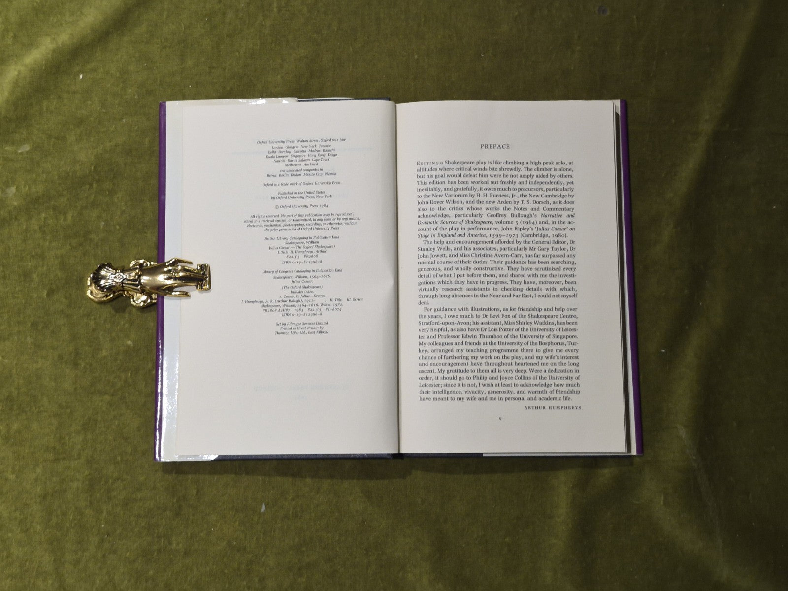 The Oxford Shakespeare - Julius Caesar - Ed. Arthur Humphreys VGC HB DJ6