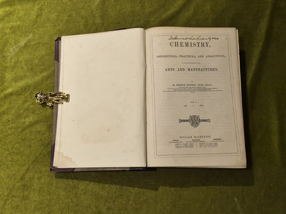 Chemistry, Theoretical, Practical, and Analytic - Sheridan Muspratt Vol 1 18607