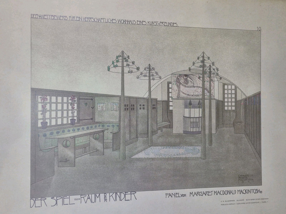 Charles Rennie Mackintosh Das Haus eines Kunstfreundes 2 Meister Incomplete13