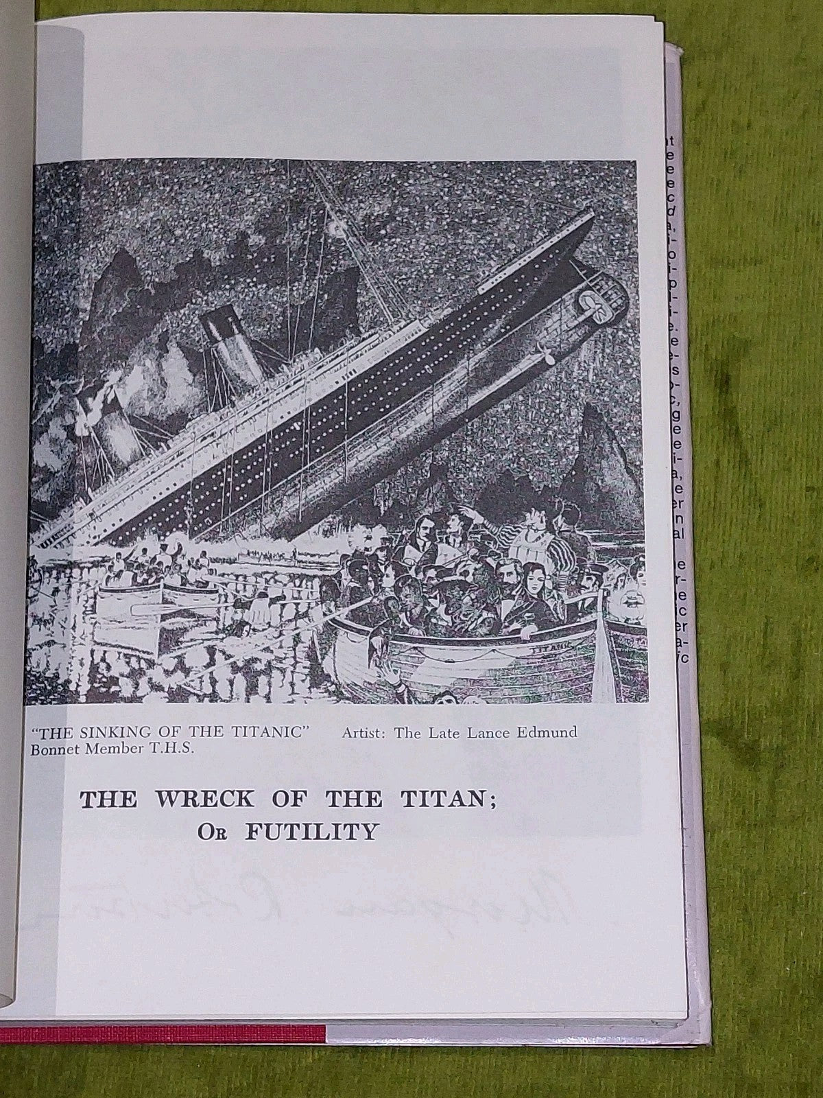The Wreck Of The Titan - Morgan Robertson [7C's Press] 1974 Hb Book4