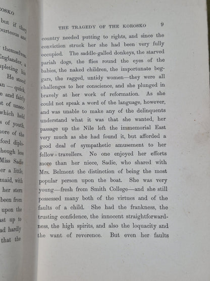 The Tragedy of the Korosko A Conan Doyle 1898 First Edition9