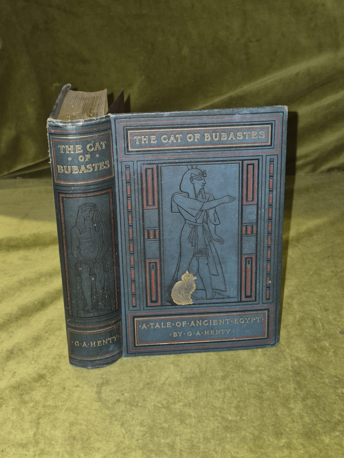 The Cat of Bubastes a Tale of Ancient Egypt - G A Henty , Blackie & Son 1889 HB0