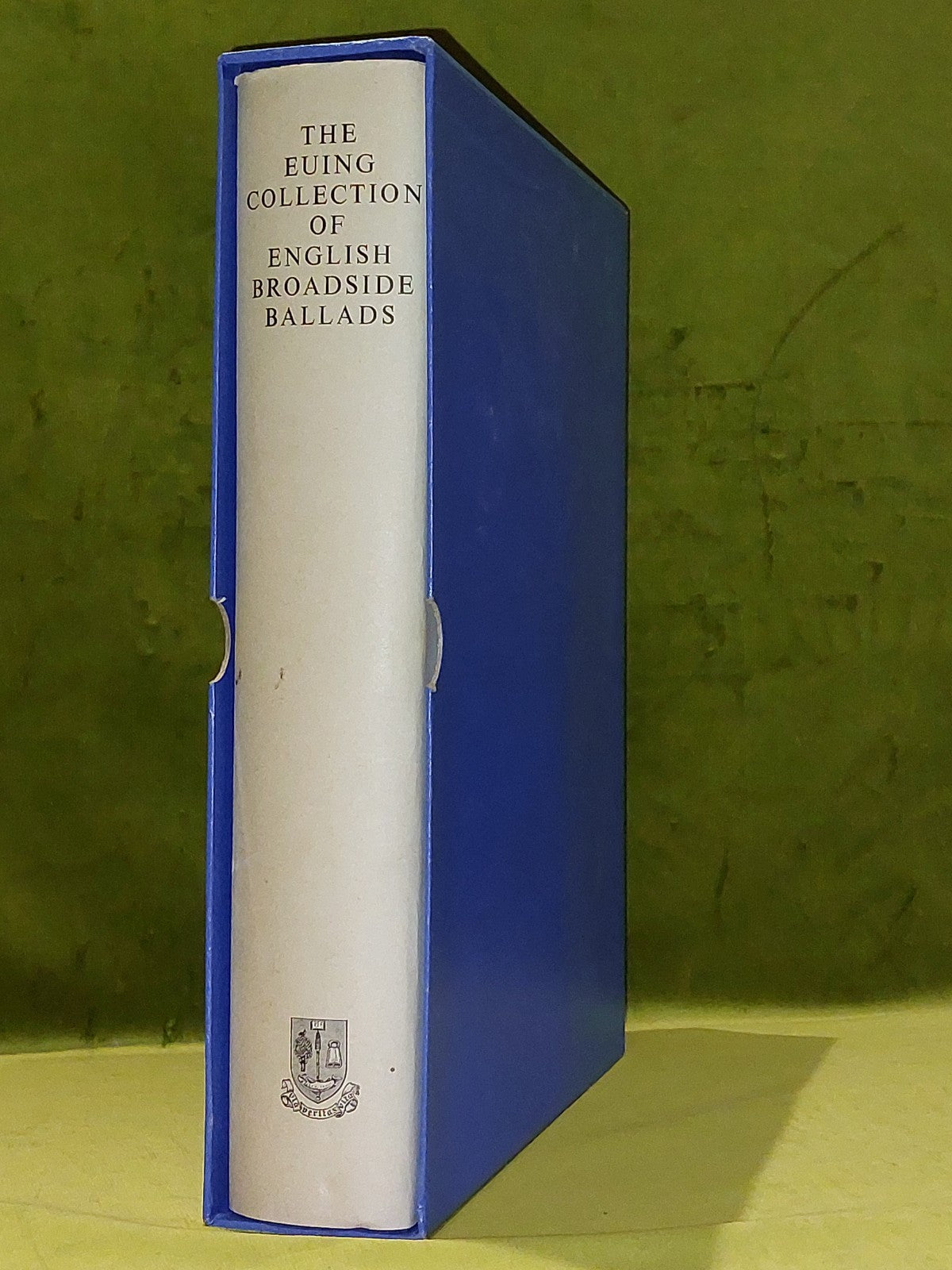 The Euing Collection Of English Broadside Ballads (1971) John Holloway Slipcase0