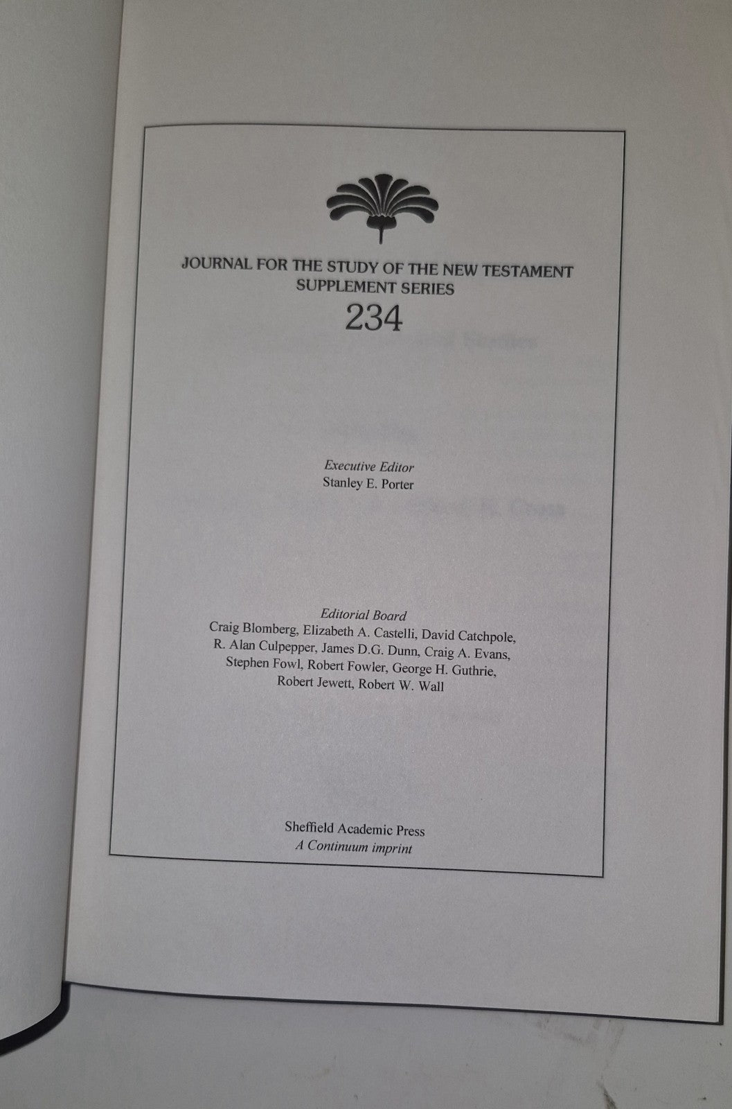 Porter  Dimensions of Baptism  New hardback or cased book  T555z2