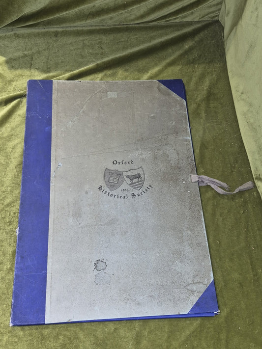 Oxford Historical Society 1899 Old Plans of Oxford Agas Whittlesey Hollar Loggan0