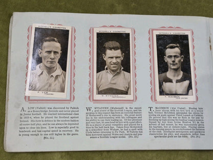 Scottish Footballers Mitchell Cigarette 1934-5 Collectible Cards Album10