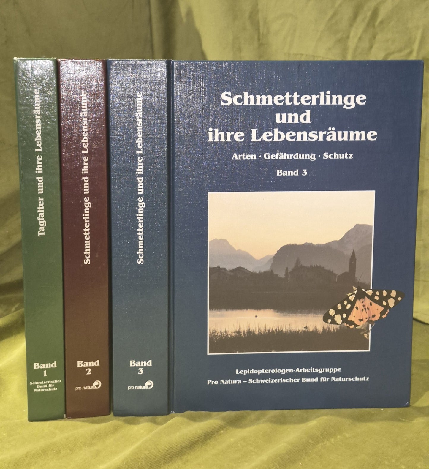 Tagfalter Schmetterlinge und ihre Lebensraume 1, 2, 3 Band (1987) Arten Schutz0