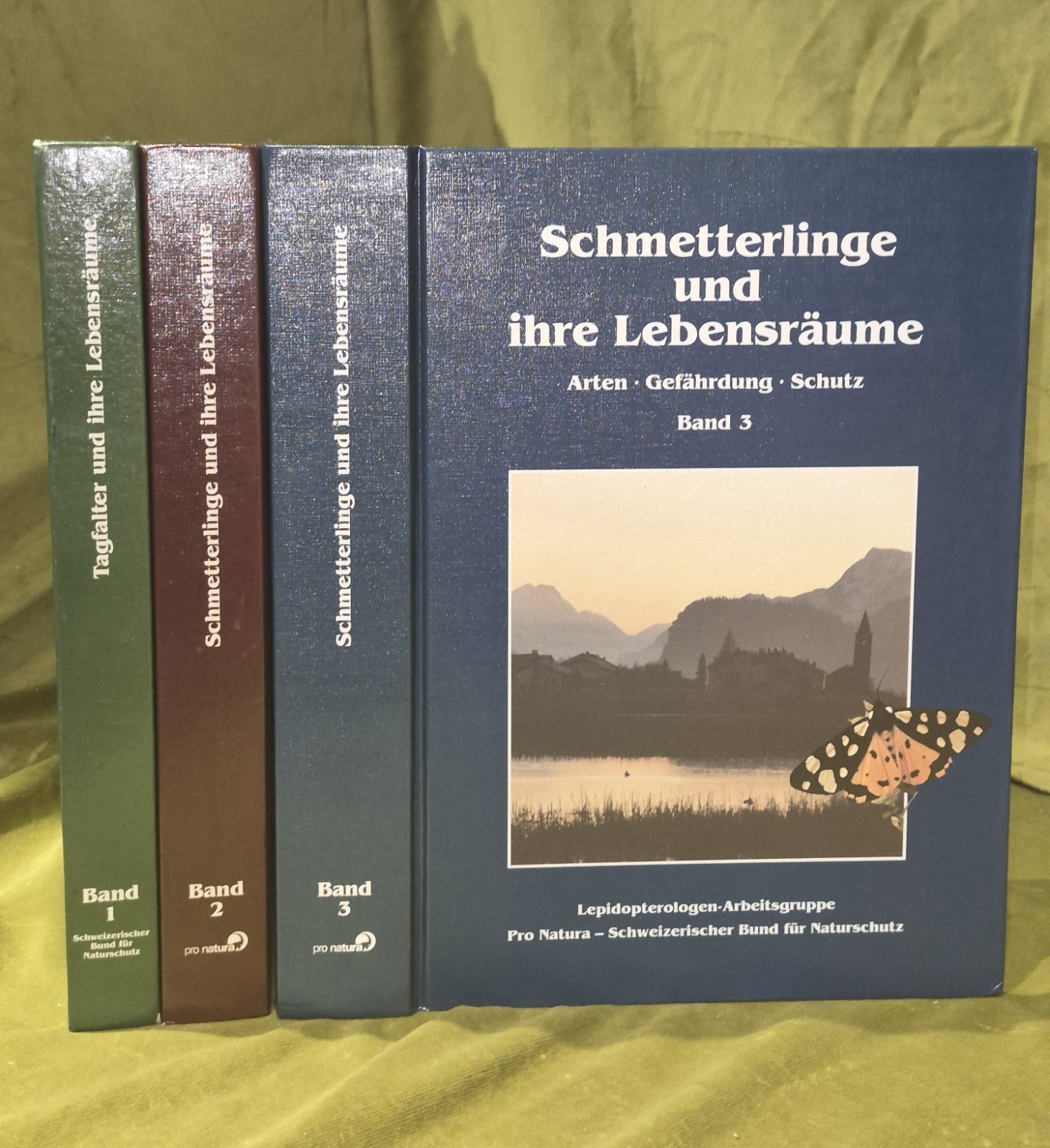 Tagfalter Schmetterlinge und ihre Lebensraume 1, 2, 3 Band (1987) Arten Schutz0
