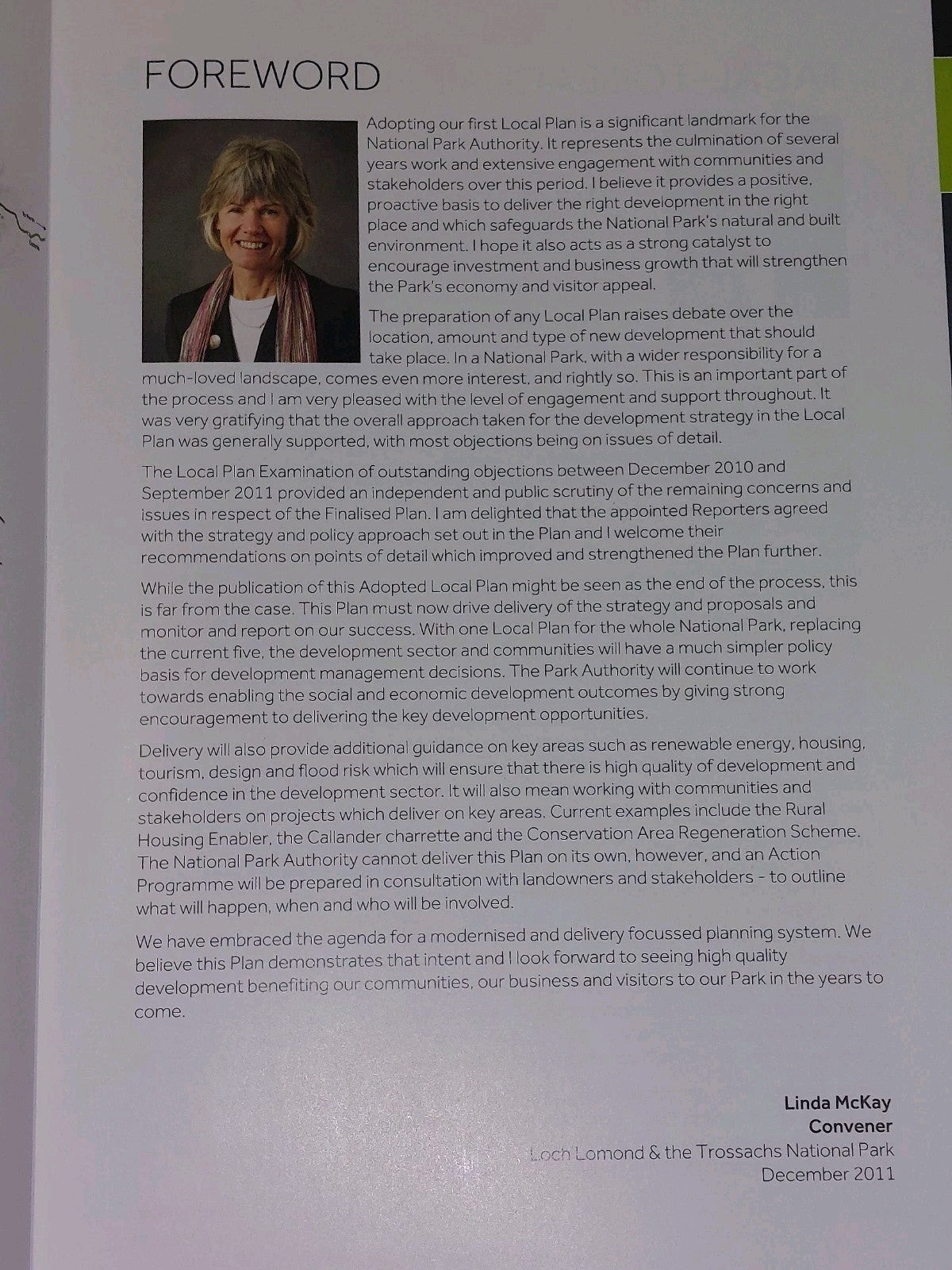 Loch Lomond And The Trossachs National Park Finalised Draft & Adopted Local Plan4