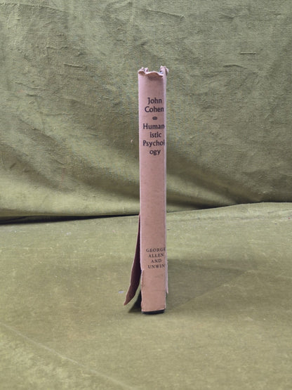 Humanistic Psychology - John Cohen , George Allen & Unwin 1958 1st HB DJ2