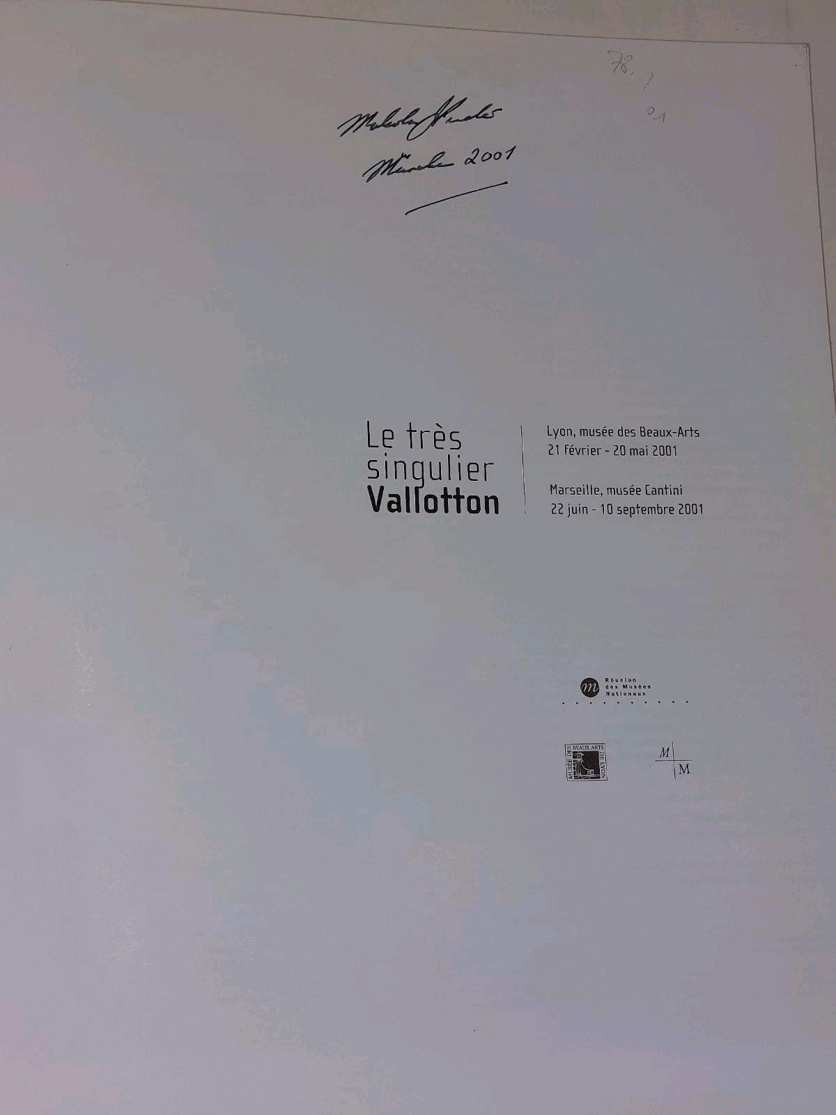 Felix Vallotton Les Tres Singulier exposition, Lyon, musee des BeauxArts, 20012