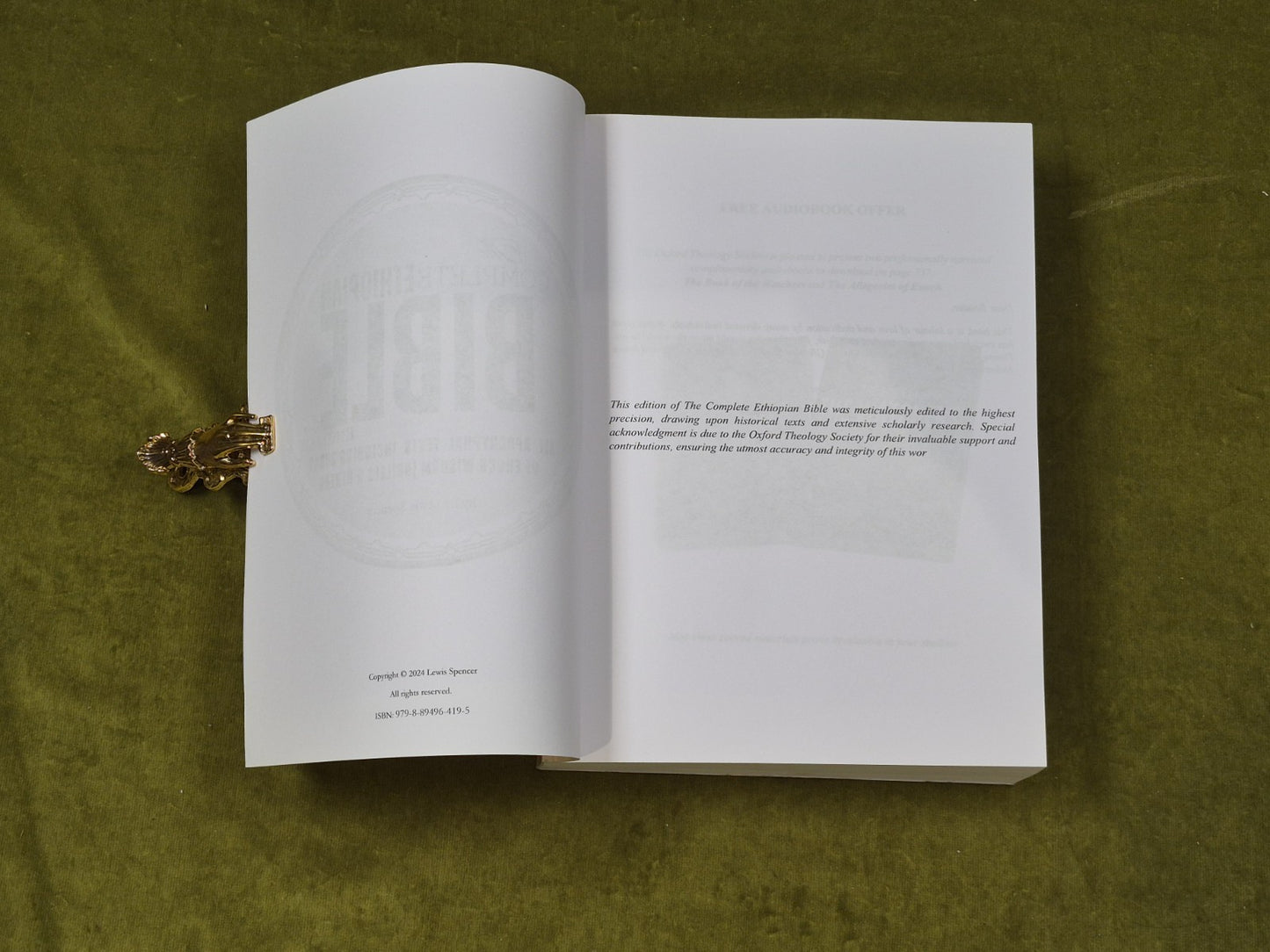 The Complete Ethiopian Bible in English: 110 Scrtiptures - Dr Lewis Spencer PB3