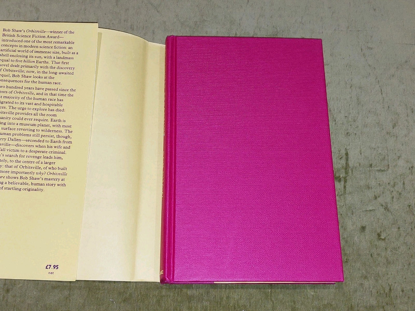 Orbitsville Departure by Bob Shaw SIGNED (1983) [Gollancz SF] Hb Dustjacket 3