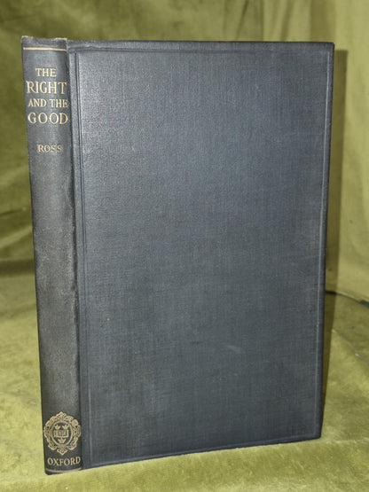 The Right and The Good Ross 1930 Oxford Clarendon First Edition0