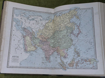 Zell's Descriptive Hand Atlas of The World (1871) John Bartholemew A Fullarton10
