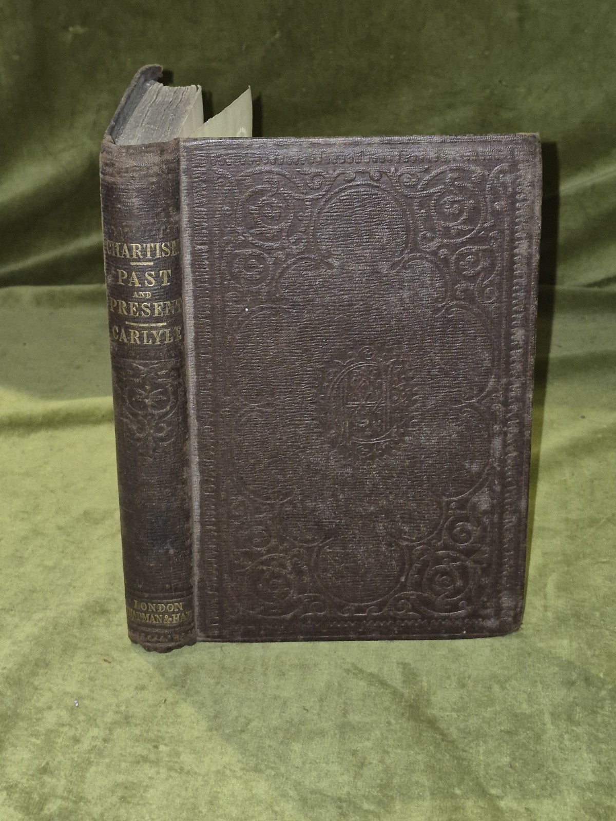 Chartism Past and Present - Thomas Carlyle - Chapman & Hall 1858 HC0