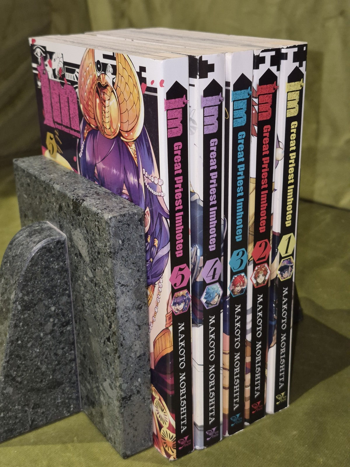 Great Priest Imhotep Volumes 1 to 5 Makoto Morishita (2017) Yen Press1