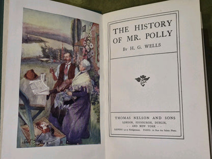 The History of Mr Polly by HG Wells 1910 first edition5