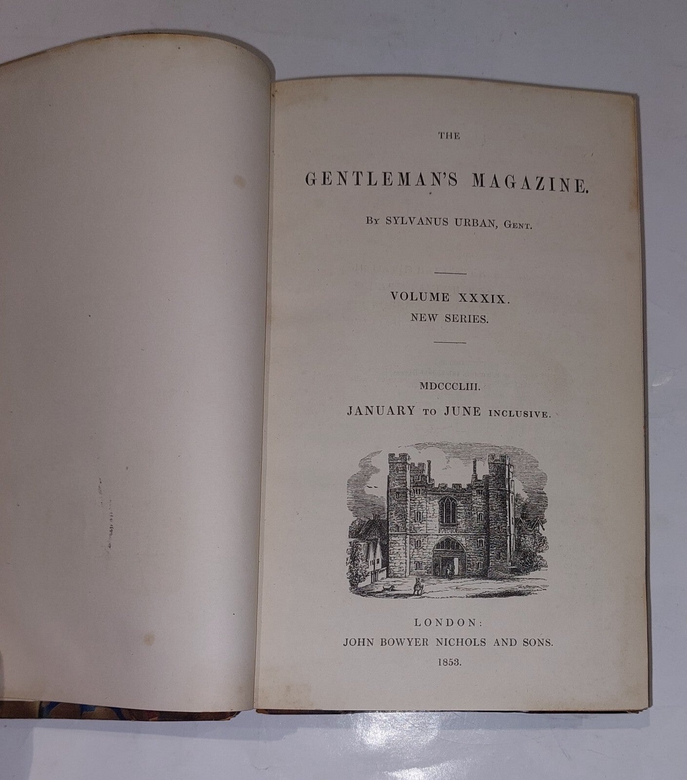 The Gentleman's Magazine Vol 39 Jan – June 18535