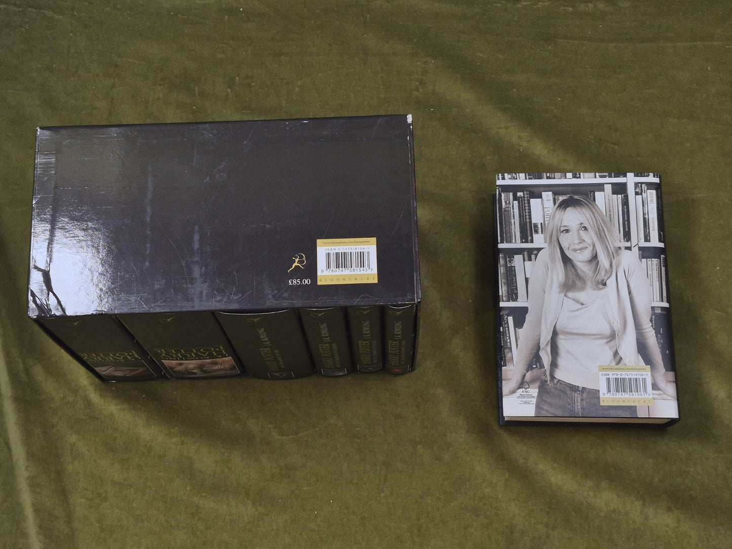 Harry Potter Bloomsbury Adult Edition 1st Ed Box set of Vols 1-6 +  1st Vol 72