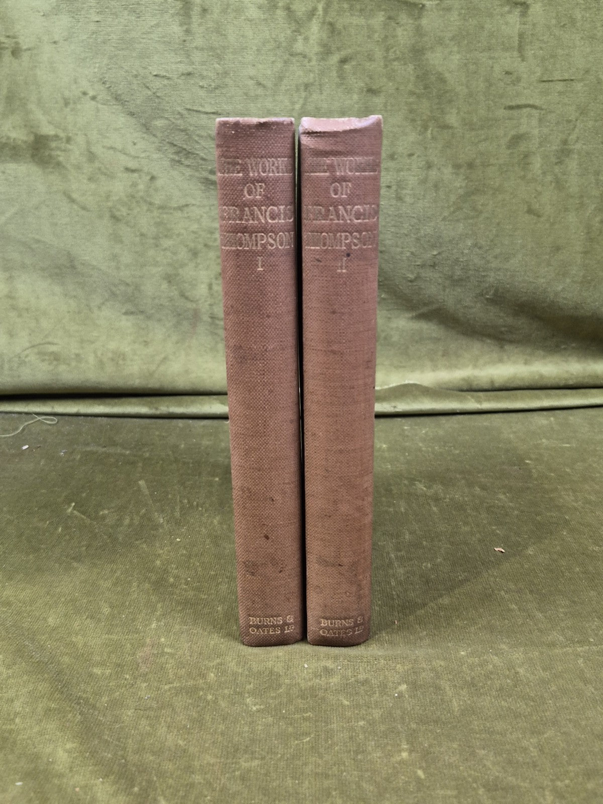 The Works of Francis Thompson : Poems Vols 1 & 2 : Burns & Oates2