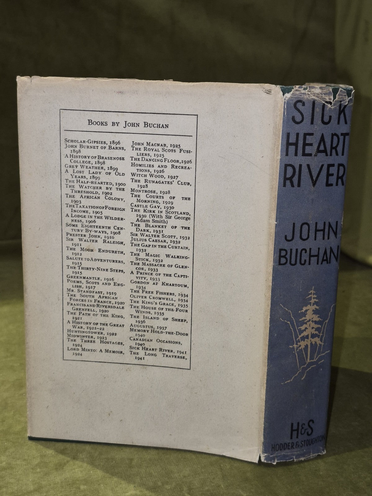 Sick Heart River by John Buchan 1941 1st Edition, 1st Impression2