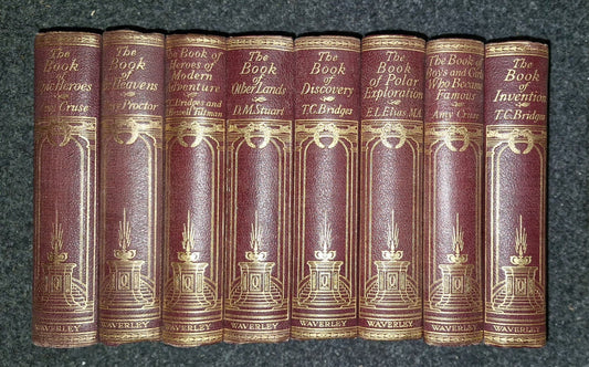 The Romance Of Knowledge 8 Vol Set 1926 Waverley -  Book Of Heavens Mary Proctor0