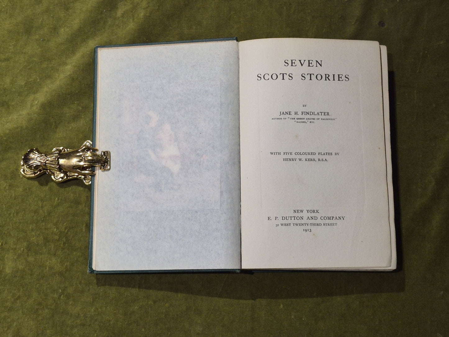 Seven Scots Stories - Jane H Findlater - 1913 E. P. Dutton copy6