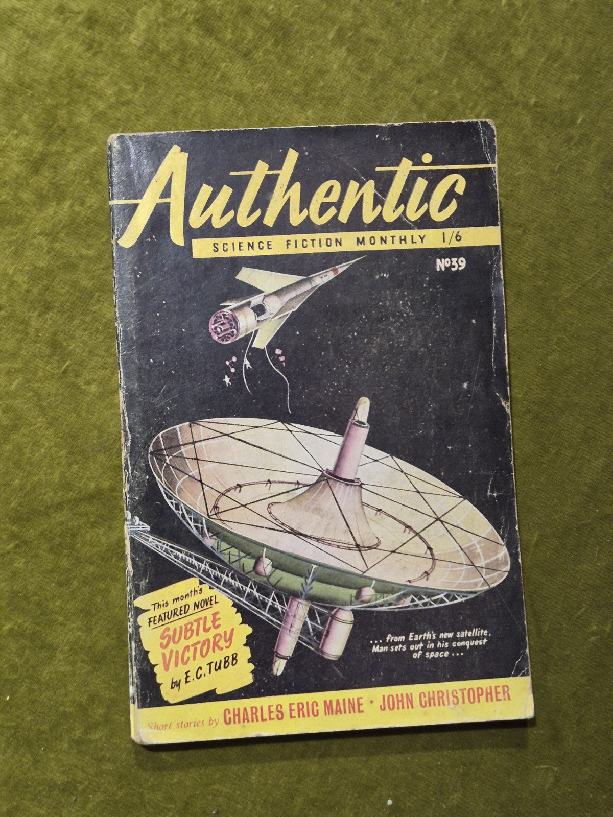 Authentic Science Fiction Monthly Hamilton 1950s Issues 29 and 32 to 50. Job Lot10