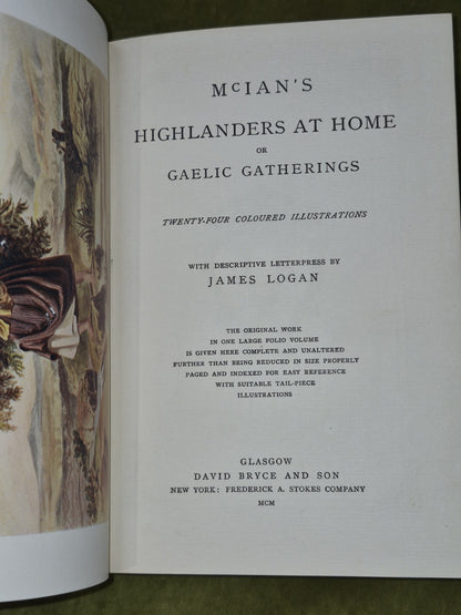  McIan's Highlanders at Home or Gaelic Gatherings 1900 David Brice6