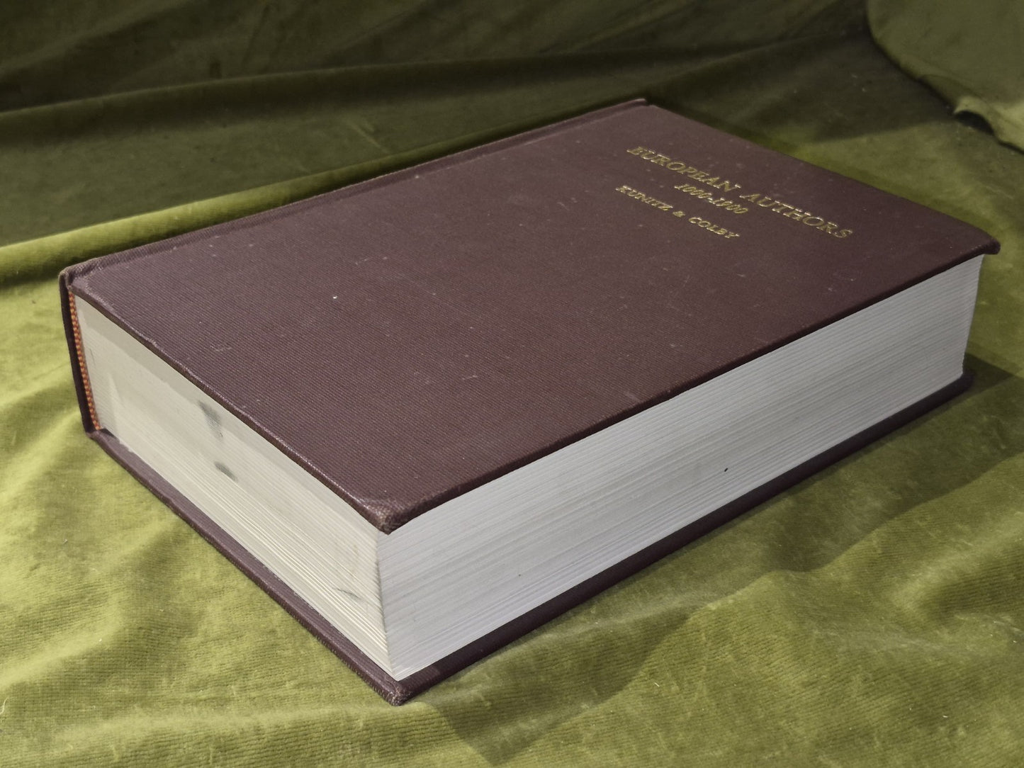 EUROPEAN AUTHORS: 1000-1900 BY KUNITZ & COLBY, 19672