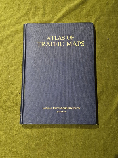 Atlas of Traffic Maps, Lasalle Extension University Chicago 19300