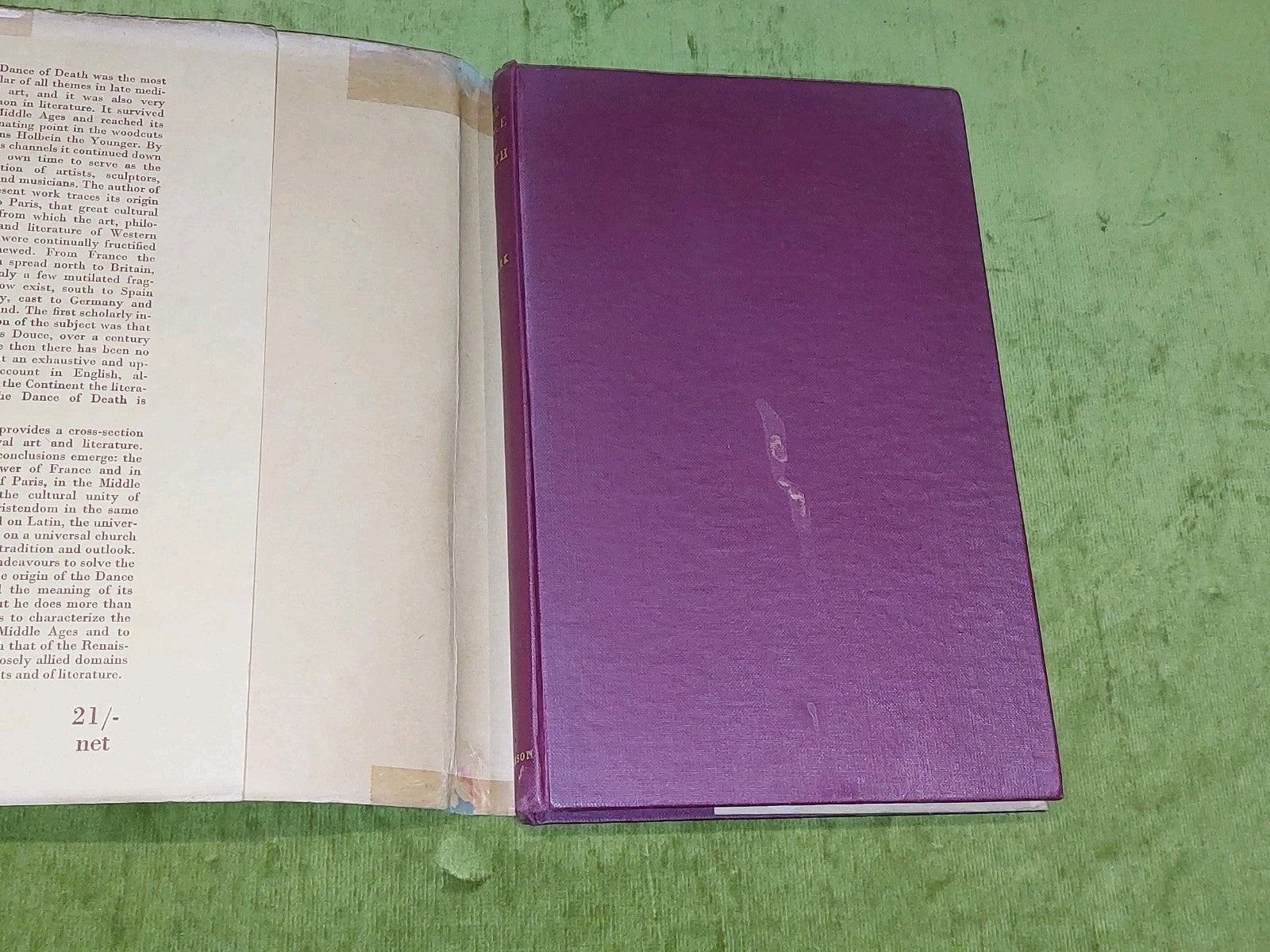 Dance of Death in Late Medieval and Renaissance Europe by James M. Clark 1950 hb3