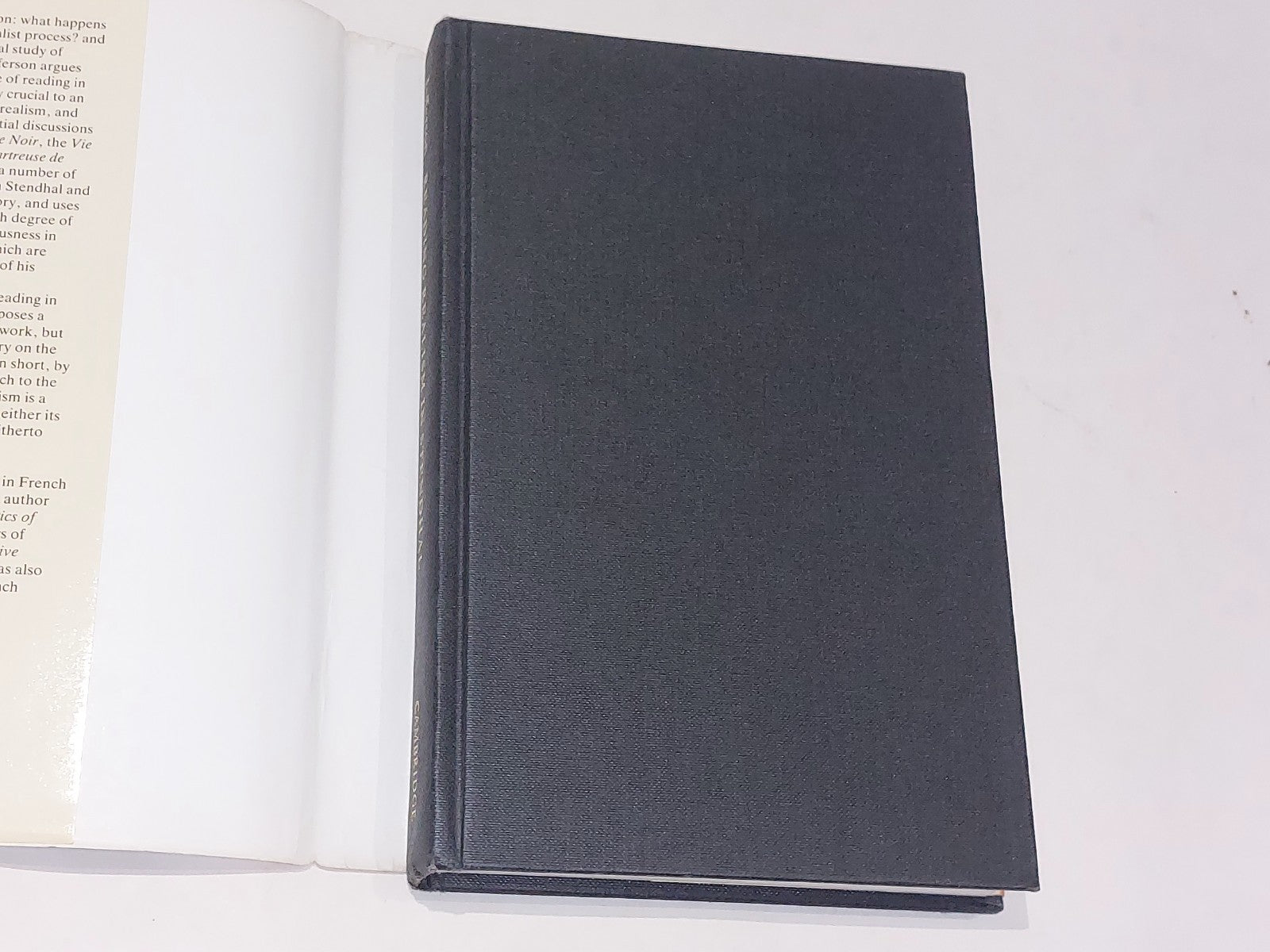 Reading Realism in Stendhal By Ann Jefferson (1988) Hb Book With Dustjacket2