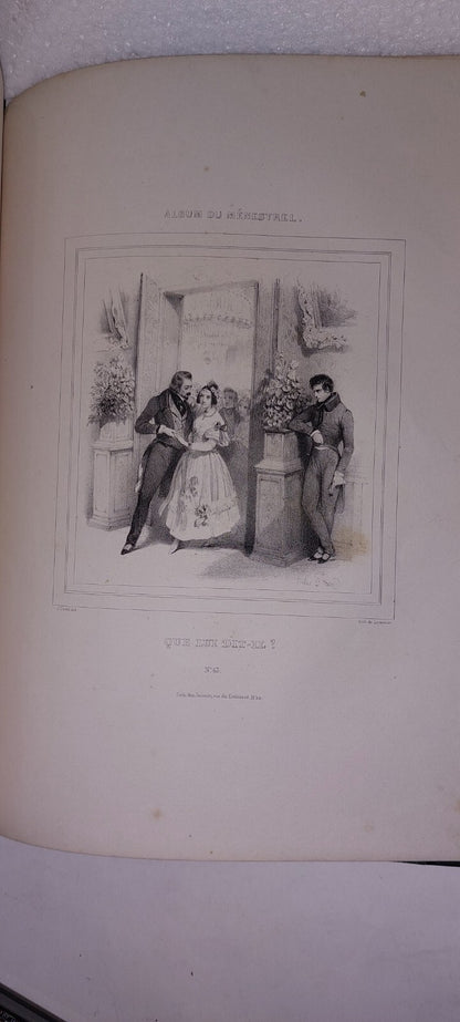 ALBUM DU MENESTREL Circs 1860 - 1880 Lithograph Plates 5