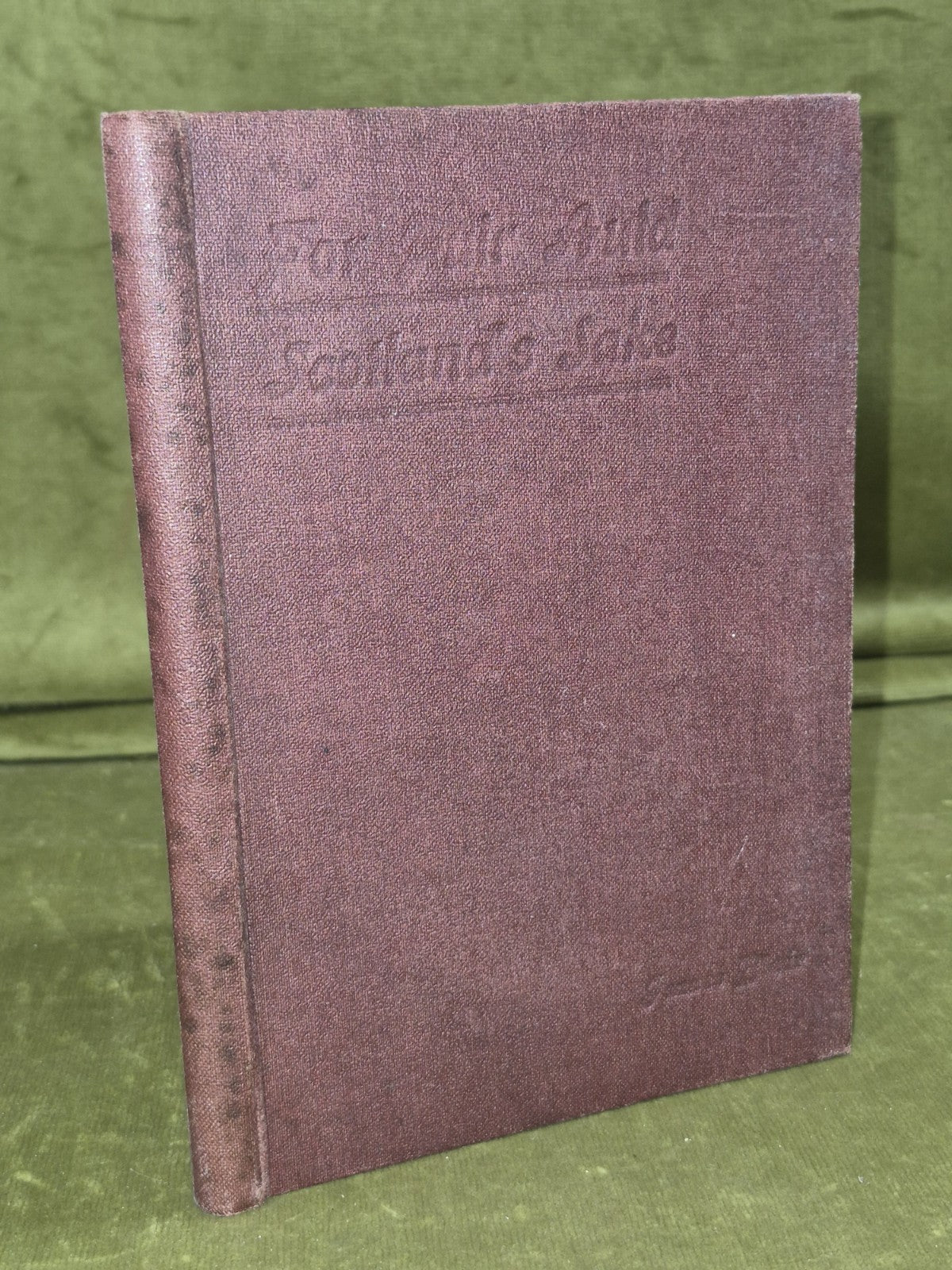 For Puir Auld Scotland's Sake Poems James Blair 1920 Kircaldy0