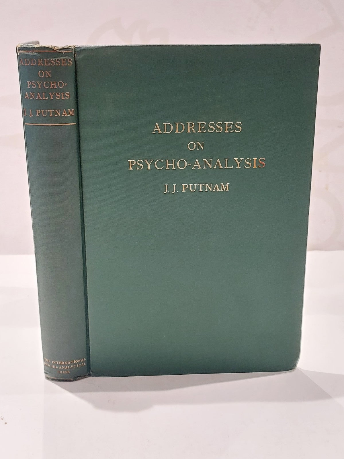 Addresses on PsychoAnalysis by J. J. Putnam (1921) 1st Ed Hb Book0