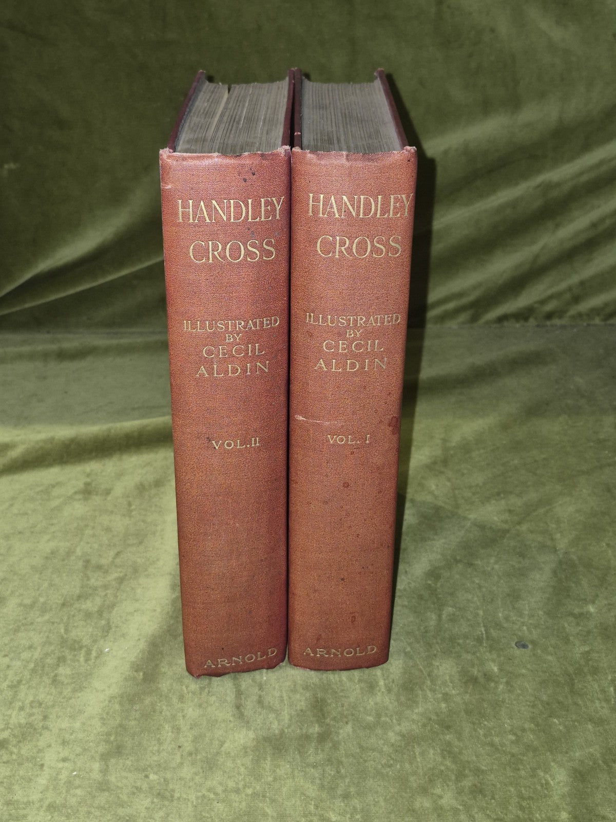 Handley Cross or Mr Jorrock's Hunt - R S Surtrees , Edward Arnold in 2 Volumes0