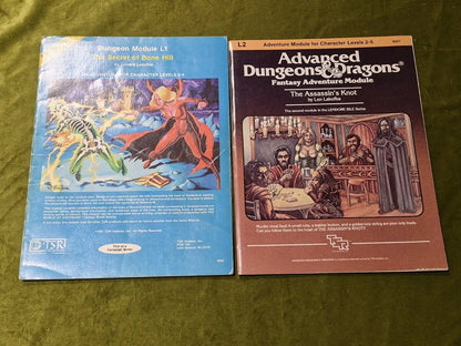 AD&D modules L1-L2 The Secret of Bone Hill/The Assassin's Knot0
