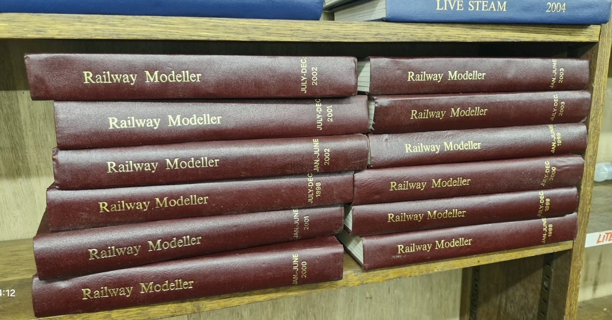 railway modeller magazine bound collections / Volumes 1998 - 20030