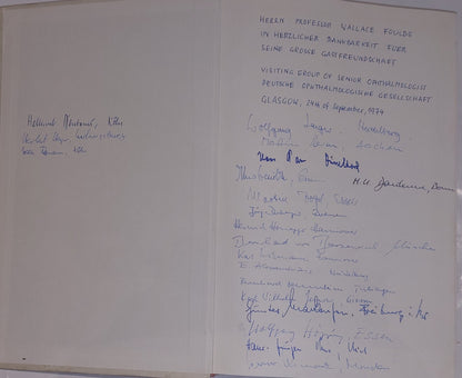 Ophthalmoduleia, das ist Augendienst, Beautiful Hardback 1966 Reprint Edition2