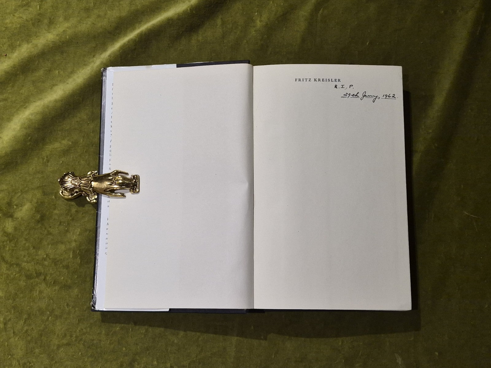 Fritz Kreisler - Louis P. Lochner - 1951 1st Edition Hardcover with Dust Jacket4