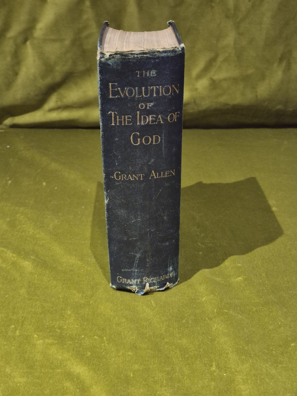 EVOLUTION OF THE IDEA OF GOD Grant Allen 1901 Grant Richards Hardcover3