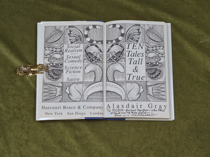 Ten Tales Tall and True Signed by Alasdair Gray - Bloomsbury 1st 1993 HB DJ3