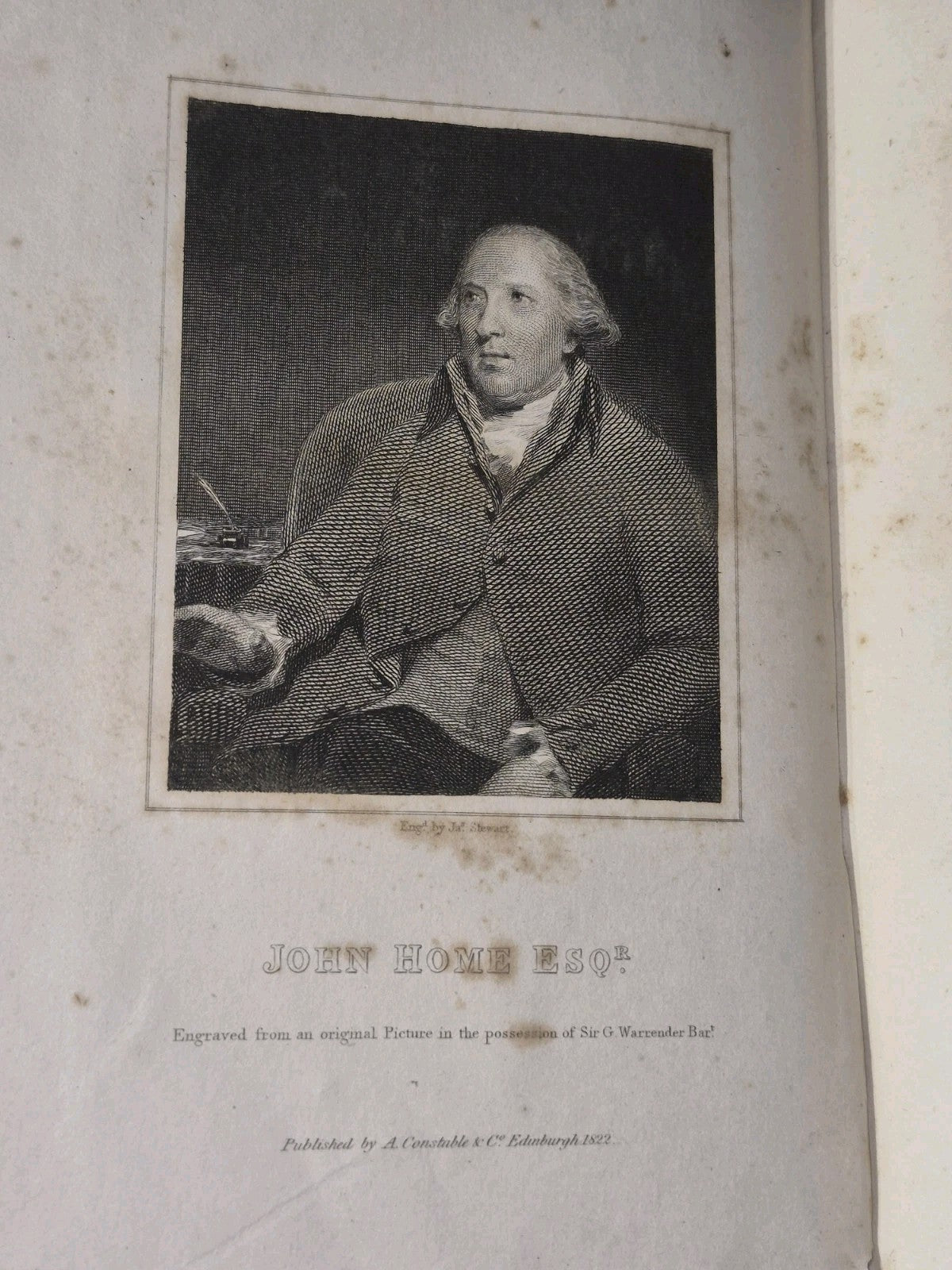 The Works of John Home Esq (1822 First) Complete Set of 3 Volumes8